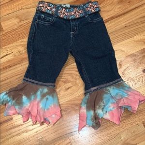 JM originals jeans with tie dye rumba size 2T